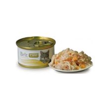 Brit Care Chicken Breast&Cheese Консервы для Кошек с куриной грудкой и сыром 80гр