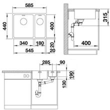 BLANCO ANDANO 340 180-IF