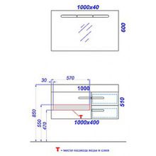 Тумба с раковиной Aqwella Европа 100 белая