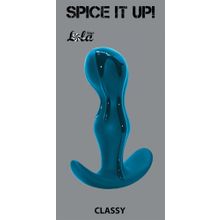 Lola toys Бирюзовый анальный стимулятор Classy - 11,5 см.