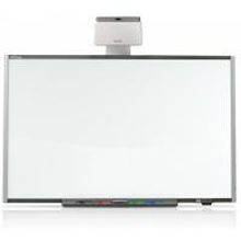 SMART Board 685 интерактивная доска 87" дюймов с проектором UF70w и настенным креплением к проектору