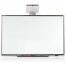 SMART Board 685 интерактивная доска 87" дюймов с проектором UF70w и настенным креплением к проектору