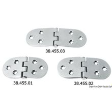 Osculati Hinge reversed pin heavy duty 110x60 mm, 38.455.01