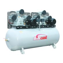 Компрессор AirCast CБ4 Ф-500.LB75ТБ (1760 1520 л мин, 500л, 5.5+5.5кВт, 380V, 10бар, масл, ремень, 365кг, 2050x610x1250)