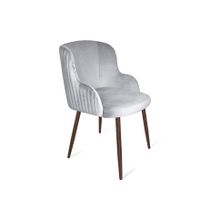 Слайн Стул Sheffilton SHT-ST39-1 S129 серое облако венге крупный