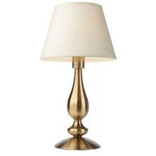 Настольная лампа AMULETO красная бронза кремовый E27 1*40W 220V арт.A9369LT-1RB