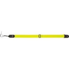 2 INCH NYLON STRAP W LEATHER ENDS NEON YELLOW DD3100NY