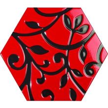 Bestile Toscana Grabados Rojo 25.8x29 см