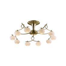 Odeon Light потолочная 1812 10C RONDO(G) ODL09 189 матовое золото G9 10x40W