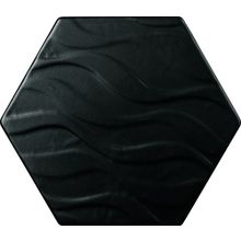 Керамогранит Tonalite Examatt Nero Esagona Decoro Relief Matt 17.1x15 см