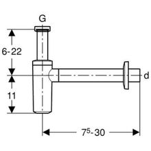 Сифон для раковины Geberit (151.034.11.1)