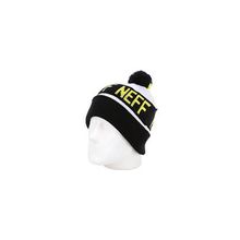 Шапка с помпоном Neff Classic White Yellow