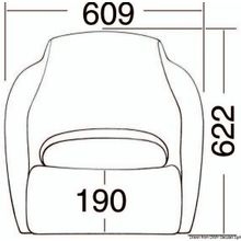 Osculati Сиденье ATTWOOD Aergo, 48.408.30