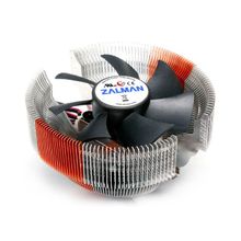 Вентилятор Zalman 7500-ALCU LED для процессоров, 110мм, (775 AM2 754 939 940), синяя подсветка ALCU