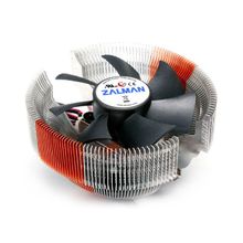 Вентилятор Zalman 7500-ALCU LED для процессоров, 110мм, (775 AM2 754 939 940), синяя подсветка ALCU