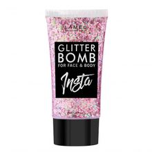 LAMEL PROFESSIONAL PROFESSIONAL Жидкий глиттер для макияжа INSTA Glitter Bomb | Ламель