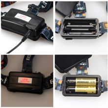 Сверхмощный налобный фонарь Boruit HL-003-T6