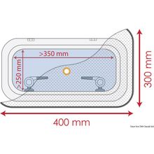 Osculati Fly screen 400 x 300 mm, 19.365.03