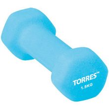 Гантель металлическая Torres 1.5 кг