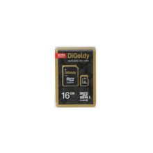 MicroSDXC Digoldy 64Gb Class 10 Ultra  UHS-1 с адаптером SD