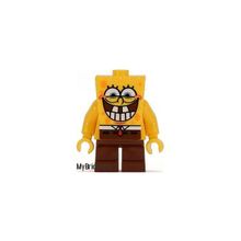 Lego Sponge Bob BOB021 Grin with Bottom Teeth (Губка Боб с Широкой Улыбкой) 2009