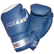 Перчатки боксерские 12унц. синие ПРО, Т8-6