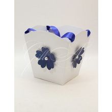 Свадебная корзина для лепестков роз с тканевыми ручками Gilliann Margaret BAS028