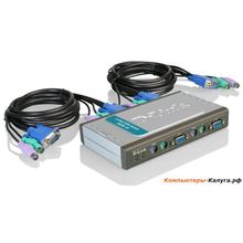 KVM-переключатель D-Link DKVM-4K 4-x портовый переключатель KVM