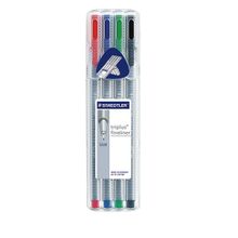 Капиллярная ручка Triplus набор 4 цвета, пластиковый бокс