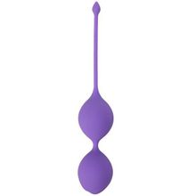 Dream Toys Фиолетовые вагинальные шарики SEE YOU IN BLOOM DUO BALLS 36MM (фиолетовый)