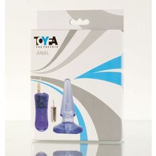 ToyFa Анальная пробка с встраиваемой вибропулькой - 10 см.