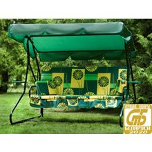 Садовые качели ЛЮКС 2 (серый)