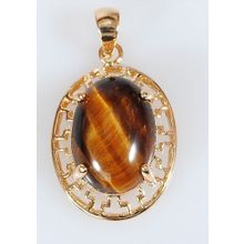 Кулон с тигровым глазом "Греческий"