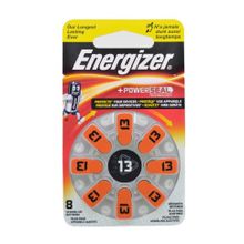 Батарейка Energizer Zinc Air 13 + POWER SEAL BL8