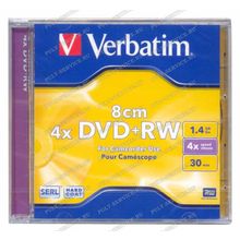 Диск Verbatim miniDVD+RW 1.4GB 4X защита от царапин
