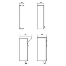 Тумба ASB-Mebel Магнолия квадро 30