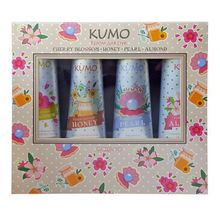 KUMO Крем для рук Cherry Blossom, Honey, Pearl, Almond Набор 4  30 г.