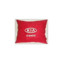  Подушка Kia ceed красная вышивка белая
