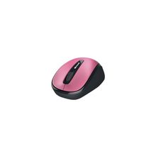 мышь Microsoft Wireless Mobile Mouse 3500, беспроводная оптическая, black-pink, черно-розовая, GMF-00002