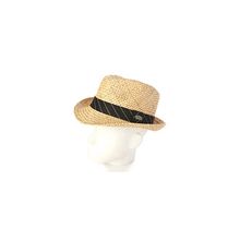 Шляпа Vans Check Pinstripe Straw Fedora Tan