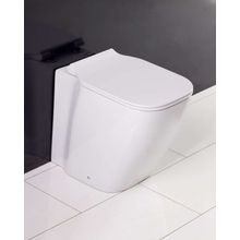 Чаша приставного унитаза, безободковая, P-trap BelBagno ALDINA  BB114CB