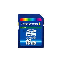 Карта памяти Transcend SDHC 16GB Class 10