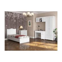 Система Мебели Детская Монако-6 белое дерево