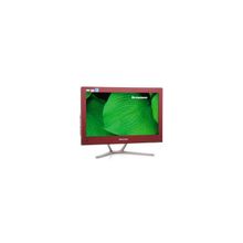 компьютер моноблок Lenovo IdeaCentre C345, 57-311160, 20 (1600x900), 2048, 500, AMD E2-1800, DVD±RW DL, AMD Radeon HD7340, LAN, WiFi, FreeDOS, веб камера, клавиатура + мышь, red, красный