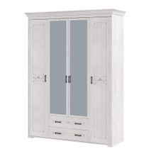 Арника 02 Афродита Шкаф для платья и белья 4-х дверный с ящиками (без карниза) ID - 299915