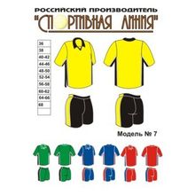 Форма волейбольная, Спортивная Линия, модель №7, мужская форма.