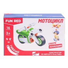 FUN RED Конструктор гибкий "Мотоцикл Fun Red", 16 деталей FRCF001-M