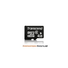 Карта памяти MicroSDHC 4GB Transcend Class6 no Adapter (TS4GUSDC6)
