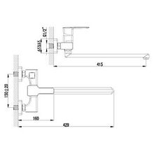 Смеситель Lemark Basis LM3617C универсальный