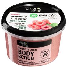 Organic Shop Organic Raspberry & Sugar Body Polish Малиновые Сливки 250 мл